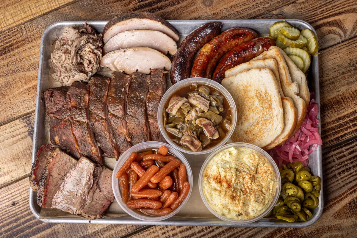 Platters from Strouderosa BBQ