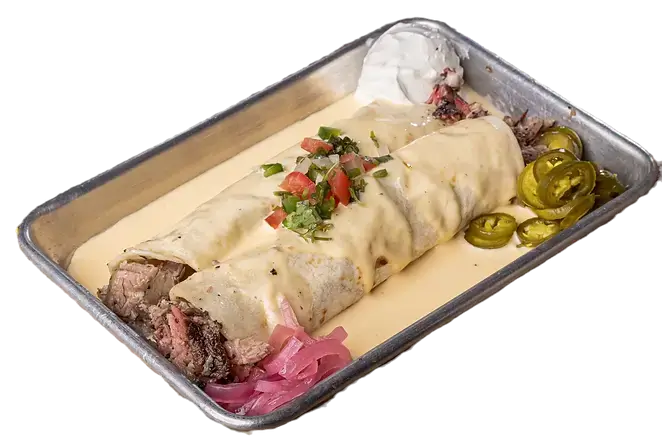 Brisket Enchilada Meal